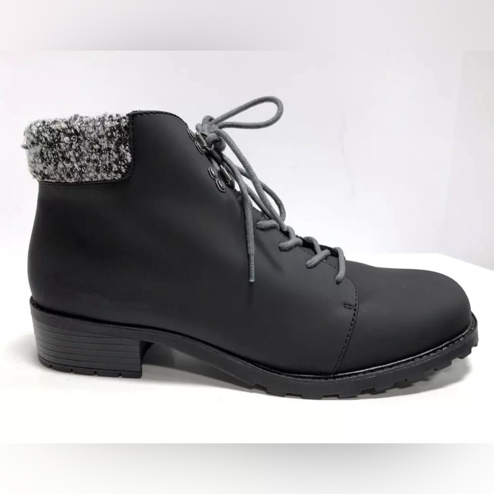 Trotters Womens Becky 2.0 Boot Black Size 11 N